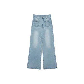 MUNJOUR Jeans Women's Light Blue