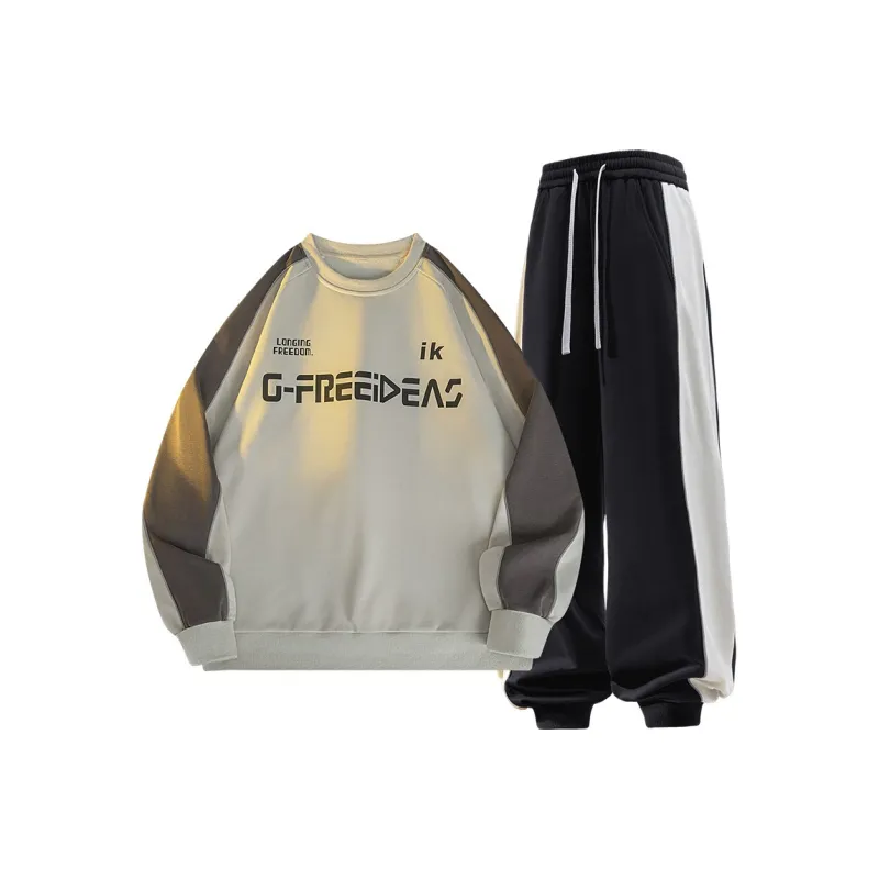 Korean Style Sweatshirt Set Unisex-2