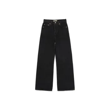Levis Logo Patch Wide Leg Jeans