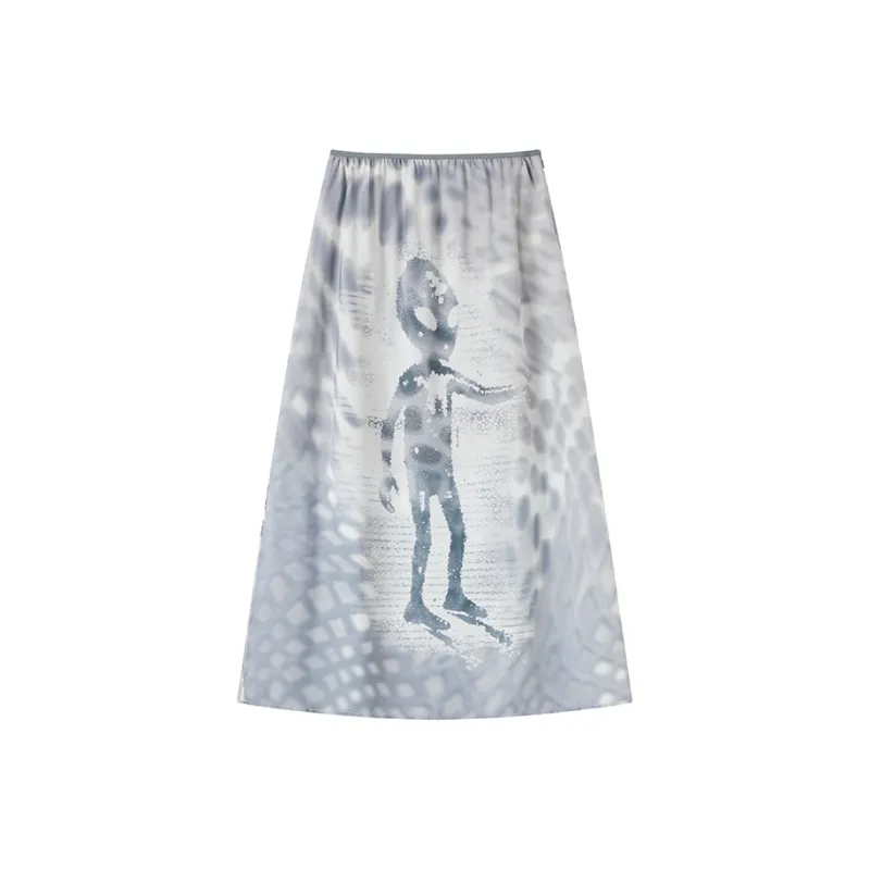 WULISHAONIAN Casual Long Skirts Unisex-0