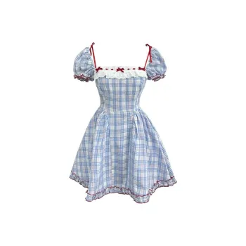 Qiuerle Short Sleeved Dress Women's