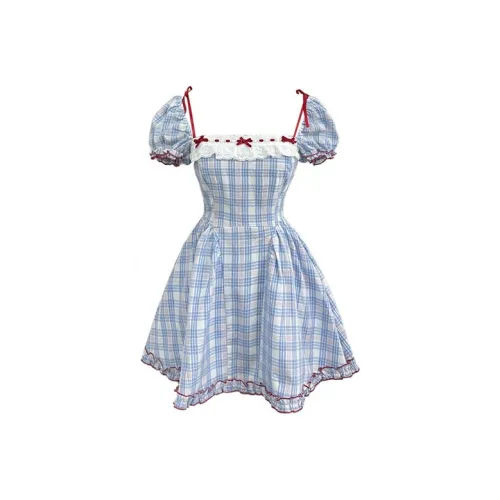 Qiuerle Short Sleeved Dress Women's