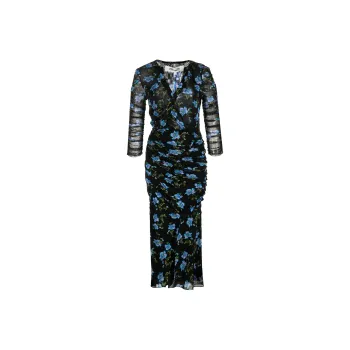 DVF Diane Von Furstenberg Floral print Midi Dress