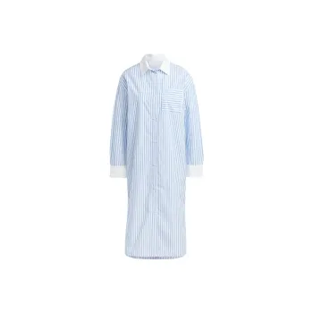 Adidas Originals Essential Long Sleeved Dresses Women's Blue