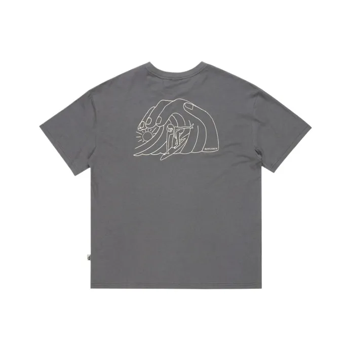 Quiksilver CL Freedom Swell T Shirt Men's Gray-1