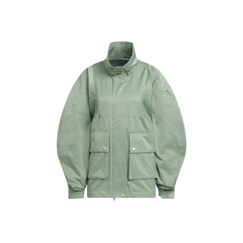 Adidas LUXFLOW Jacket Women's Silver Green-0