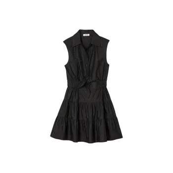 Sandro Rhinestone-embellished Cotton Miniskirt