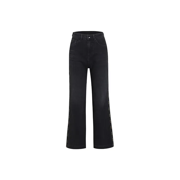 LIUREGALI Jeans Women's Black-0