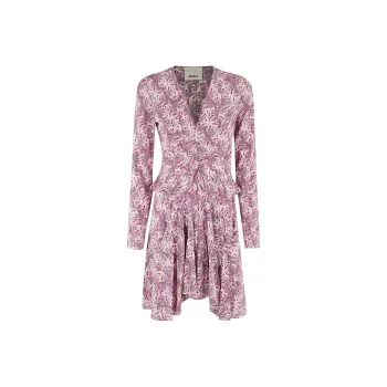 ISABEL MARANT V-Neck Sleeved Midi Dress