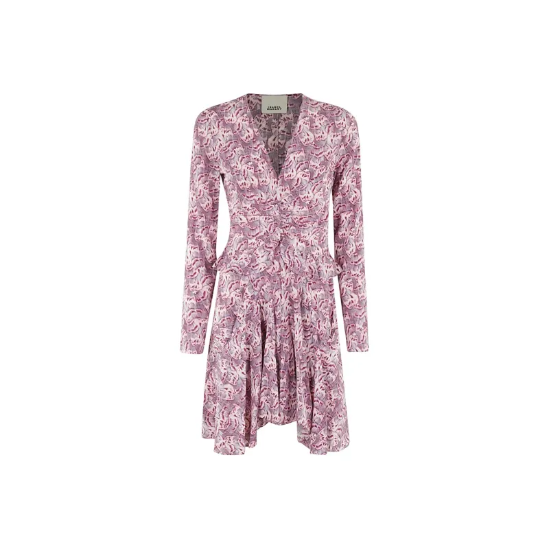 ISABEL MARANT V-Neck Sleeved Midi Dress-0