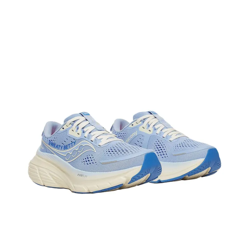 Sweaty Betty x Saucony Guide 18 Cushioning Slip Resistant Low Top Running Shoes Women's Blue-2