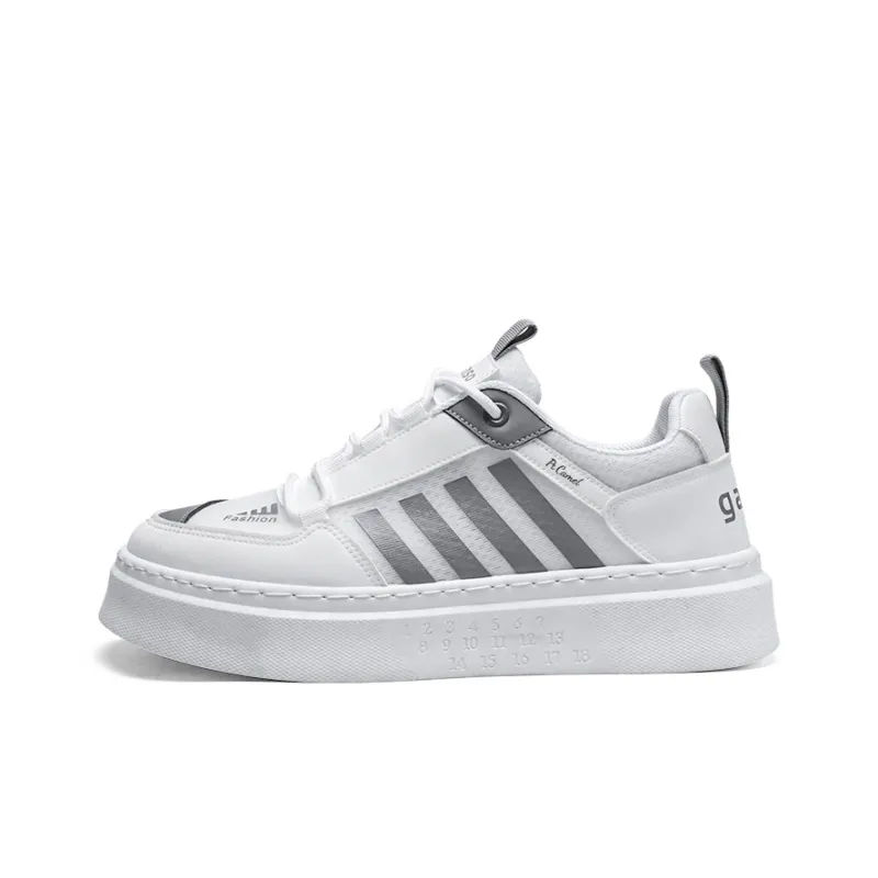 PROTECTCAMEL Anti Slip Wear Resistant Low Top Skateboard Shoes Men's-4