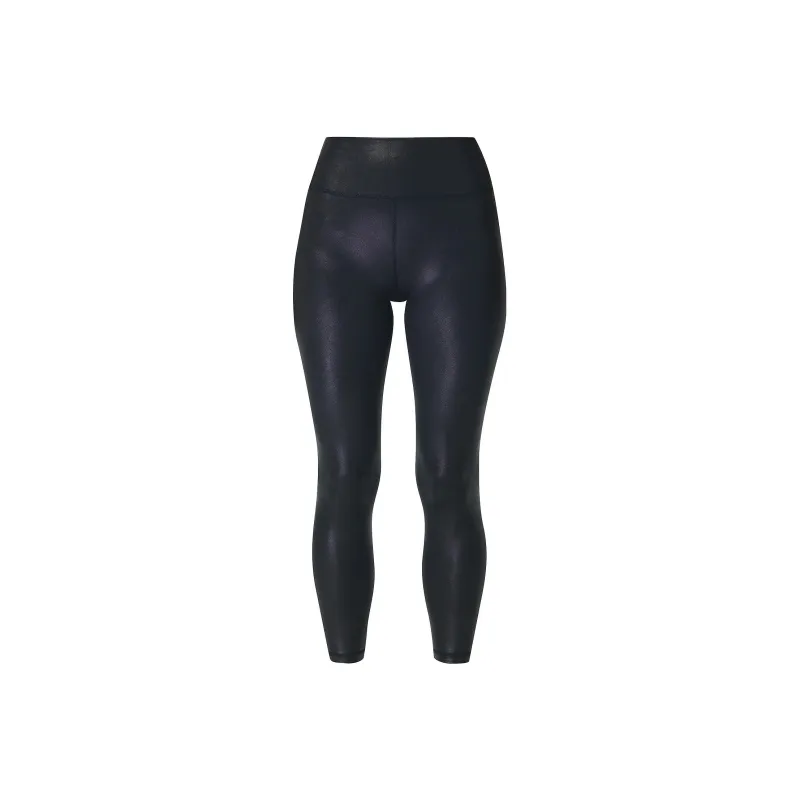 Victoria's Secret Sweaty Betty Shine 7/8 Legging / Black Leggings Women's Black-0