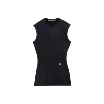 Alexander Wang Cap sleeves Ribbed knit Minidress