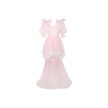 Selkie Short-Sleeved Dresses Women's Soft Pink