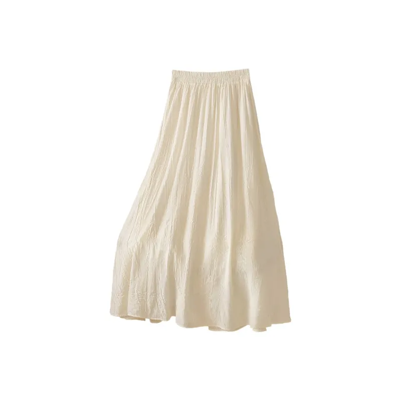 Cypress House Casual Long Skirt Women's Apricot-1