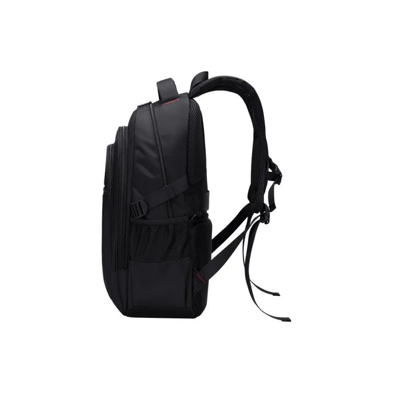 V.NINE Fabric Backpack Laptop Bag Backpack Regular Men's Classic Black-3