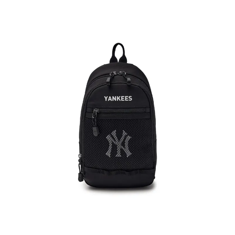 MLB New York Yankees Nylon Sling Bag Regular Kids' Black-0