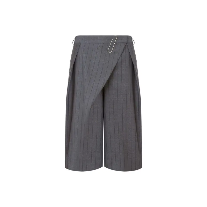 MOSCHINO Pinstriped Mid Length Shorts-0