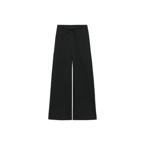 ARITZIA Cozy Sweatfleece Mega FlutterTM Sweatpant Knitted Sports Pants Women's Black