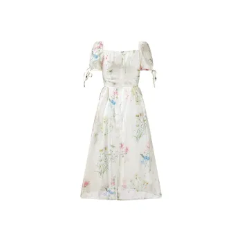 ZCDECO Short Sleeved Dress Women's White
