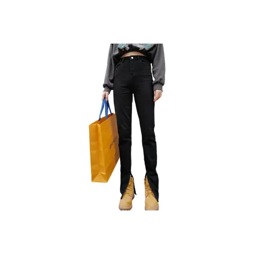 Seven Up And Nine Down Jeans Women's Black