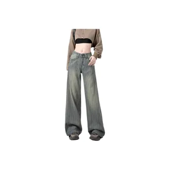 RAMPAGE Jeans Women's Blue Stripes