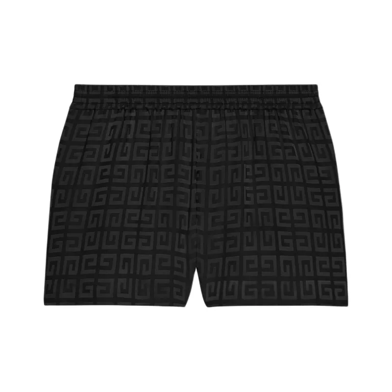 Givenchy Monogrammed Elastic Waist Shorts-0