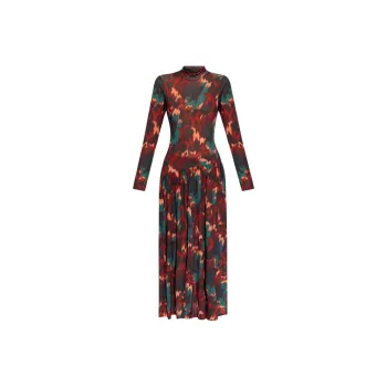 Ulla Johnson Fernanda Graphic print Long sleeve Dress