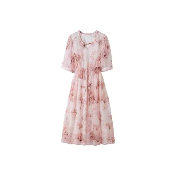 Kele Coco Short Sleeved Dress Women's Pink