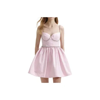Self portrait Slip Dresses Women's Pink