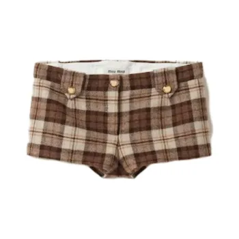 MIU MIU Casual Shorts Women's Brown