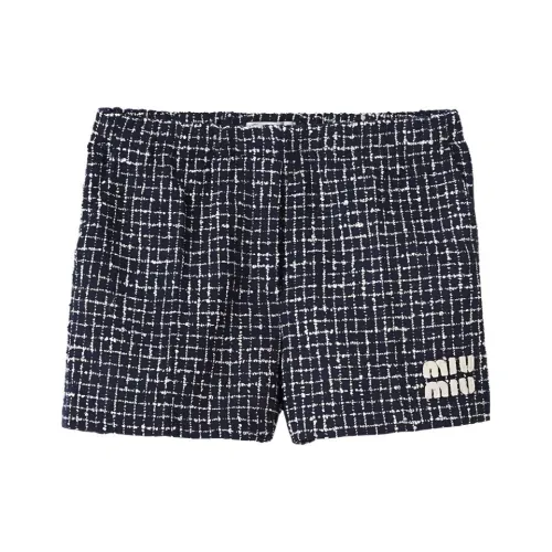 MIU MIU SS24 Casual Shorts Women's Blue