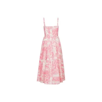 DIOR All Over Printed Sleeveless Dress