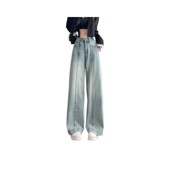 Flowers In Water Jeans Women's Light Blue
