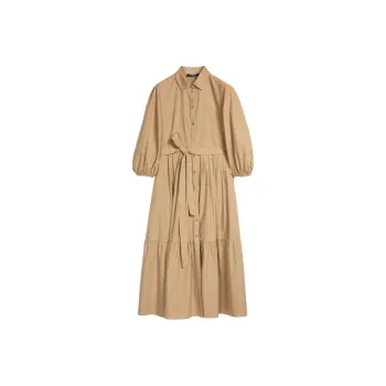 MaxMara Long Sleeved Dresses Women's Beige