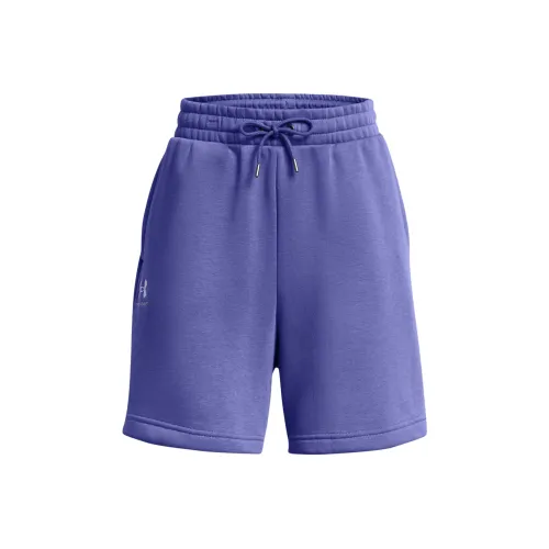 Under Armour Fleece Boyfriend Shorts Casual Shorts Women's Purple