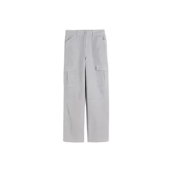 H&M Cargo Pants Women's Light Gray