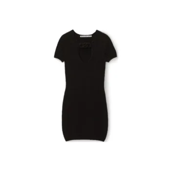 Alexander Wang Circle Cut Out Knit Mini Dress