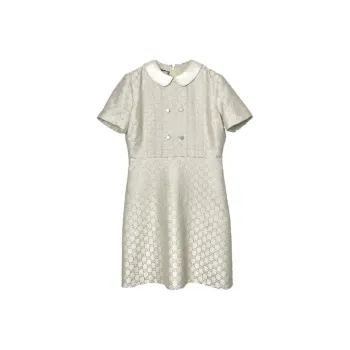 GUCCI Short-Sleeved Dresses Women's White