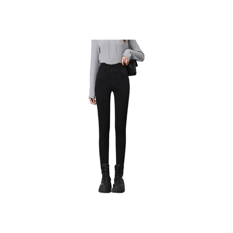 FAWENXIANGZI Jeans Women's Black-0