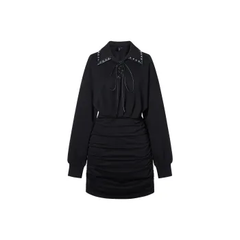I'M ONE Long Sleeved Dresses Women's Black