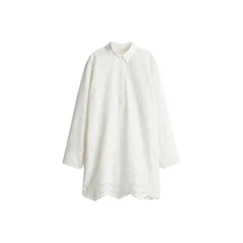 H&M Long Sleeved Dresses Women's White