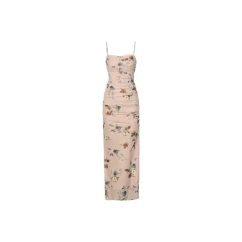 DPLAY Slip Dress Women's Morning Mist Floral