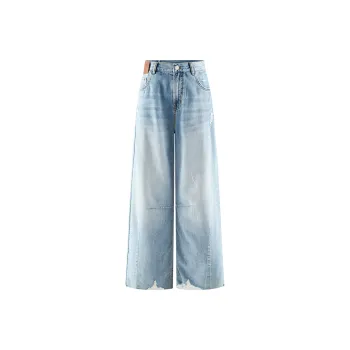 A21 Jeans Women's Blue White