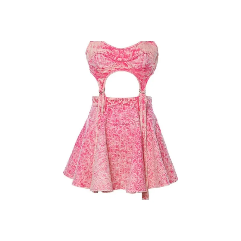 Laurence & Chico Sleeveless Dresses Women's Dark Pink-0