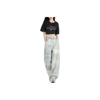 Kazakhstan Jeans Women's Gray Blue