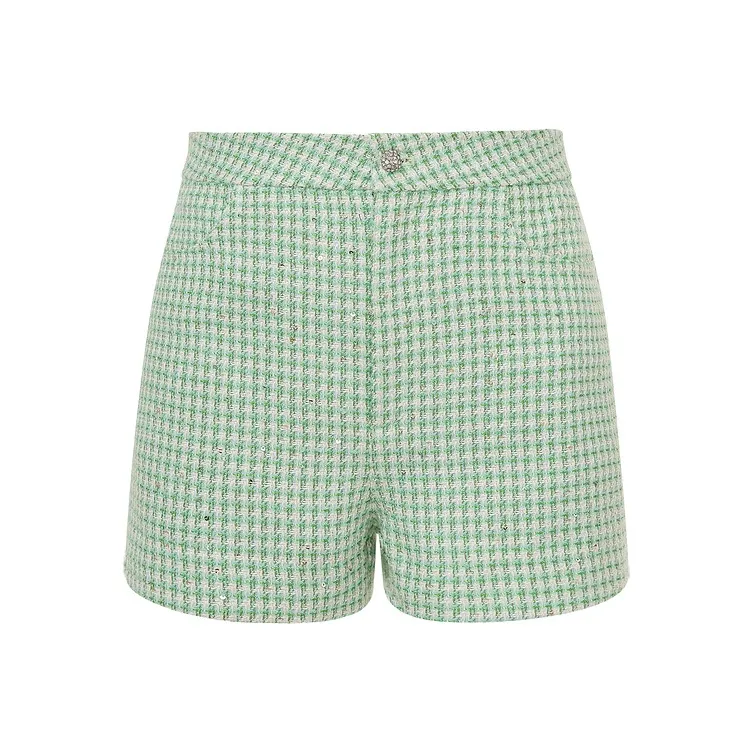 D'zzit Casual Shorts Women's Light Green-0