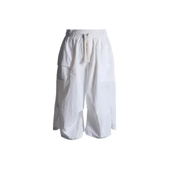 ZAZN Casual Shorts Women's White Mother Of Pearl