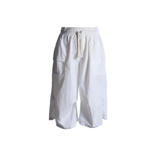 ZAZN Casual Shorts Women's White Mother Of Pearl